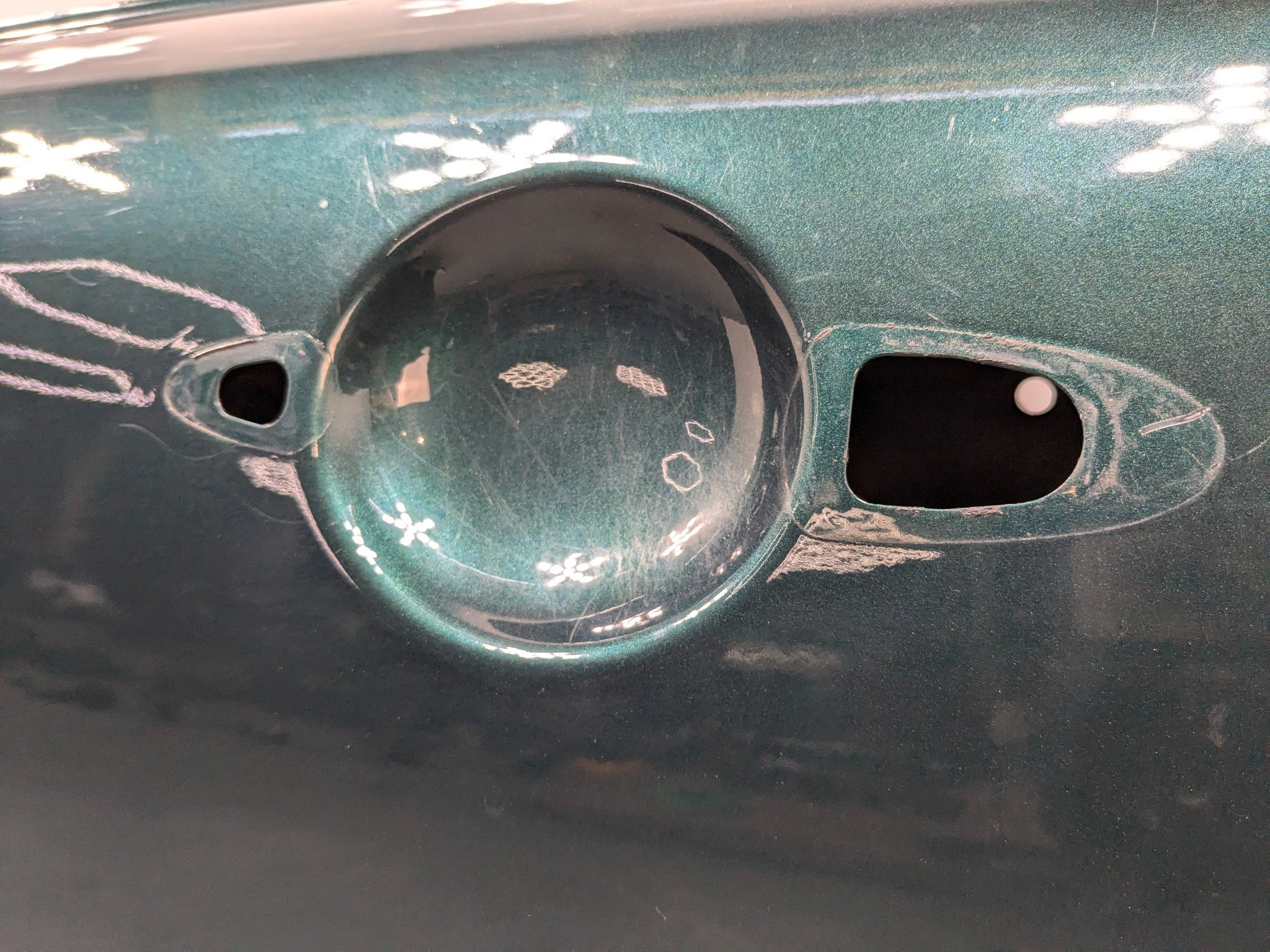 2002 - 2004 OEM MINI COOPER FRONT LEFT DRIVER SIDE DOOR SHELL PANEL ASSEMBLY