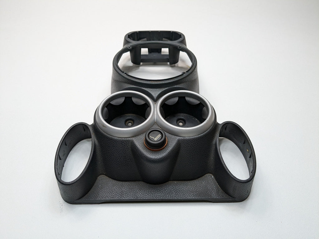 2002 - 2004 OEM MINI COOPER CENTER CONSOLE FLOOR SHIFTER TRIM BEZEL CUP HOLDER