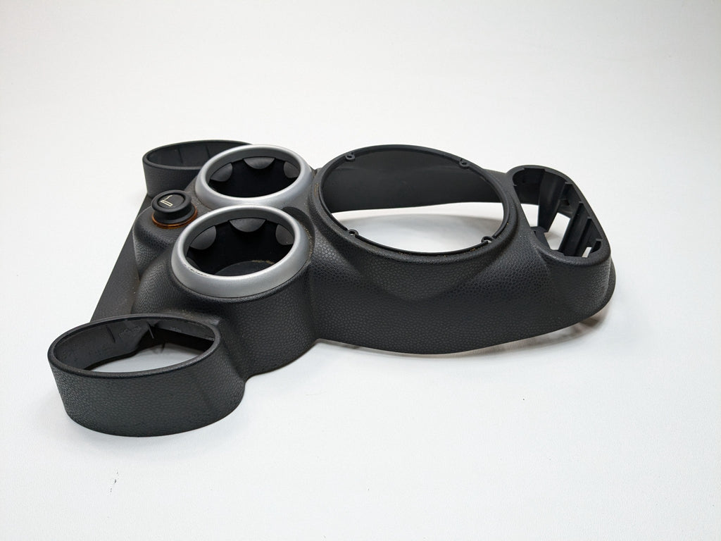 2002 - 2004 OEM MINI COOPER CENTER CONSOLE FLOOR SHIFTER TRIM BEZEL CUP HOLDER