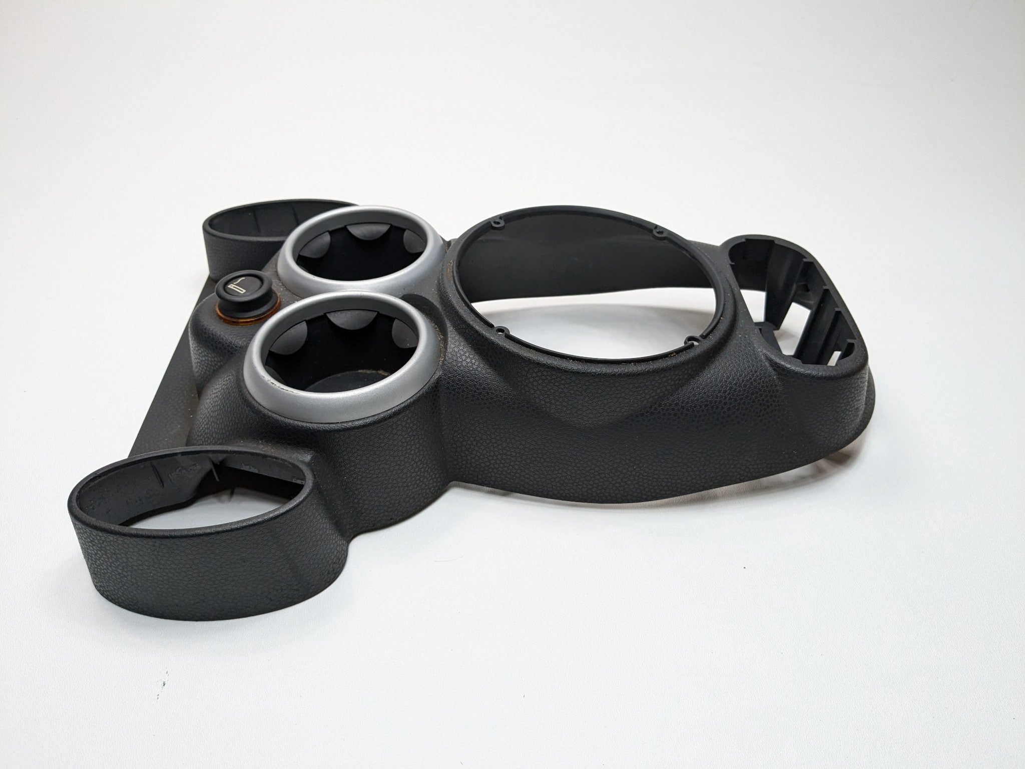 2002 - 2004 OEM MINI COOPER CENTER CONSOLE FLOOR SHIFTER TRIM BEZEL CUP HOLDER