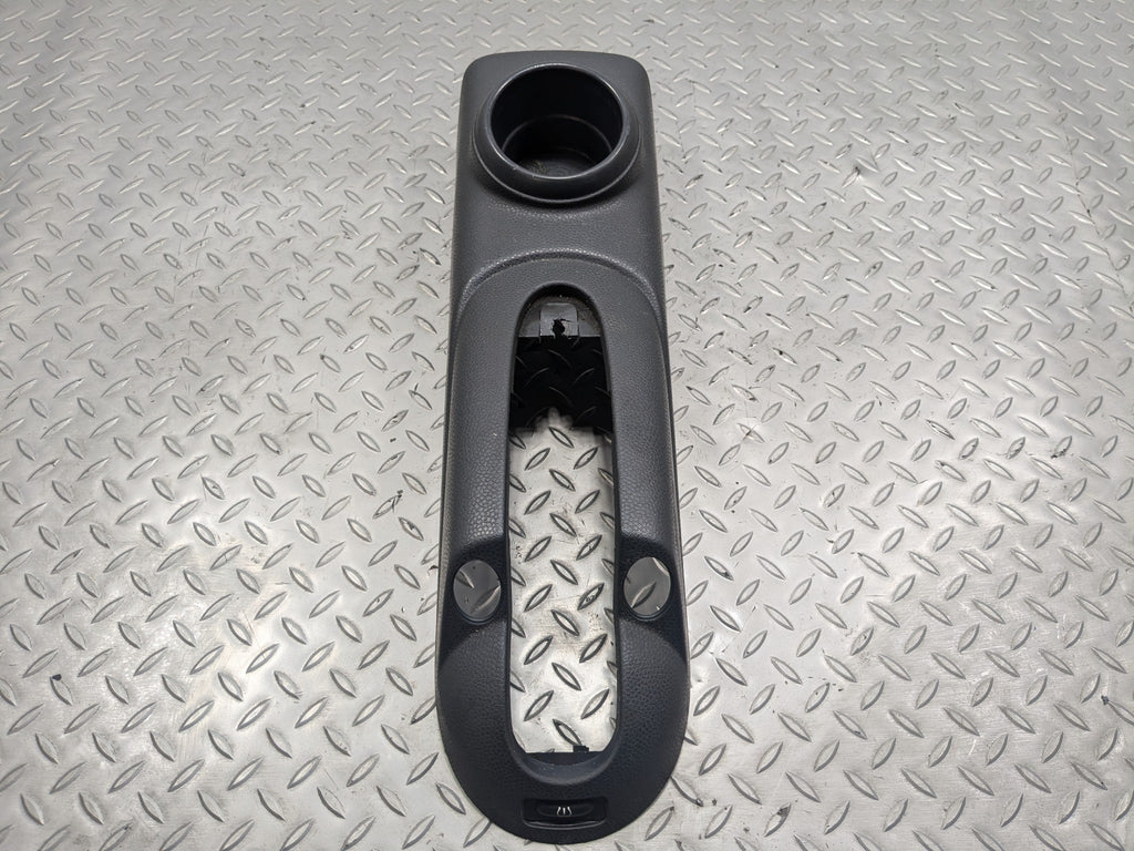 02 - 04 OEM MINI COOPER CENTER CONSOLE ARMREST LID STORAGE TOP CUP HOLDER BLACK