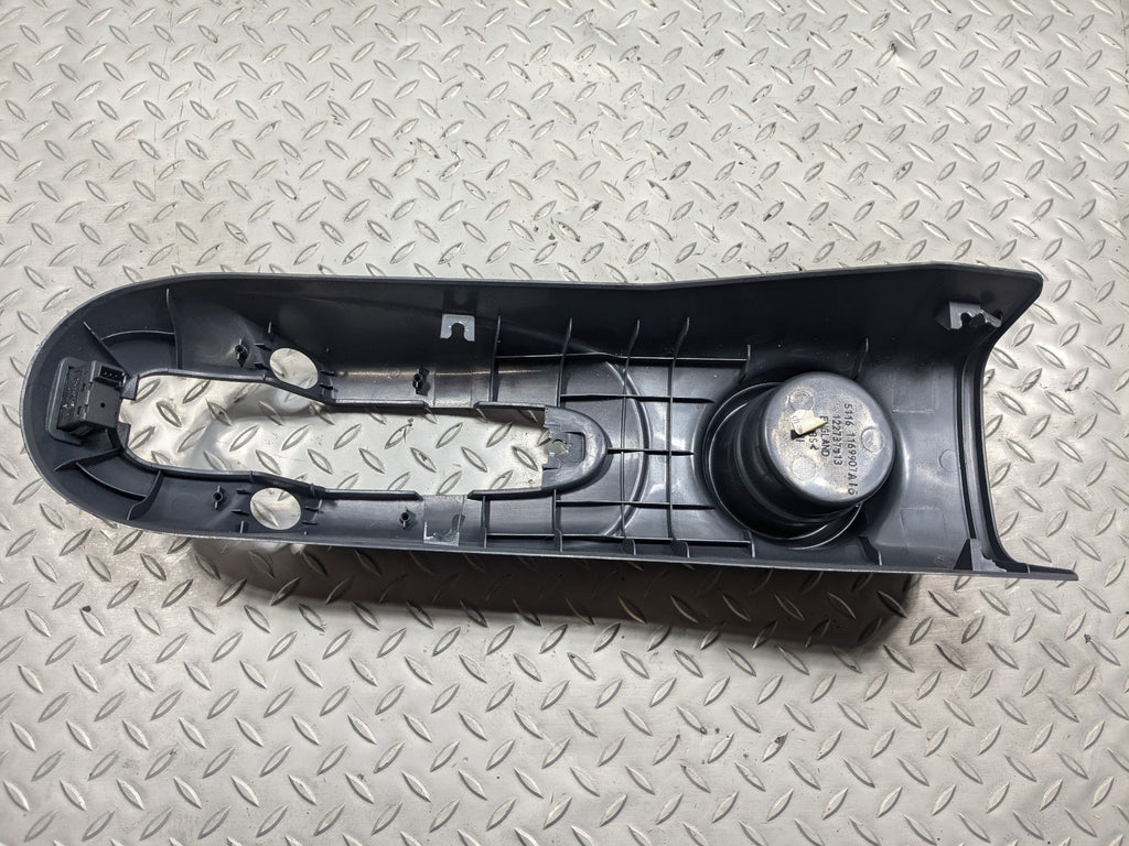 02 - 04 OEM MINI COOPER CENTER CONSOLE ARMREST LID STORAGE TOP CUP HOLDER BLACK