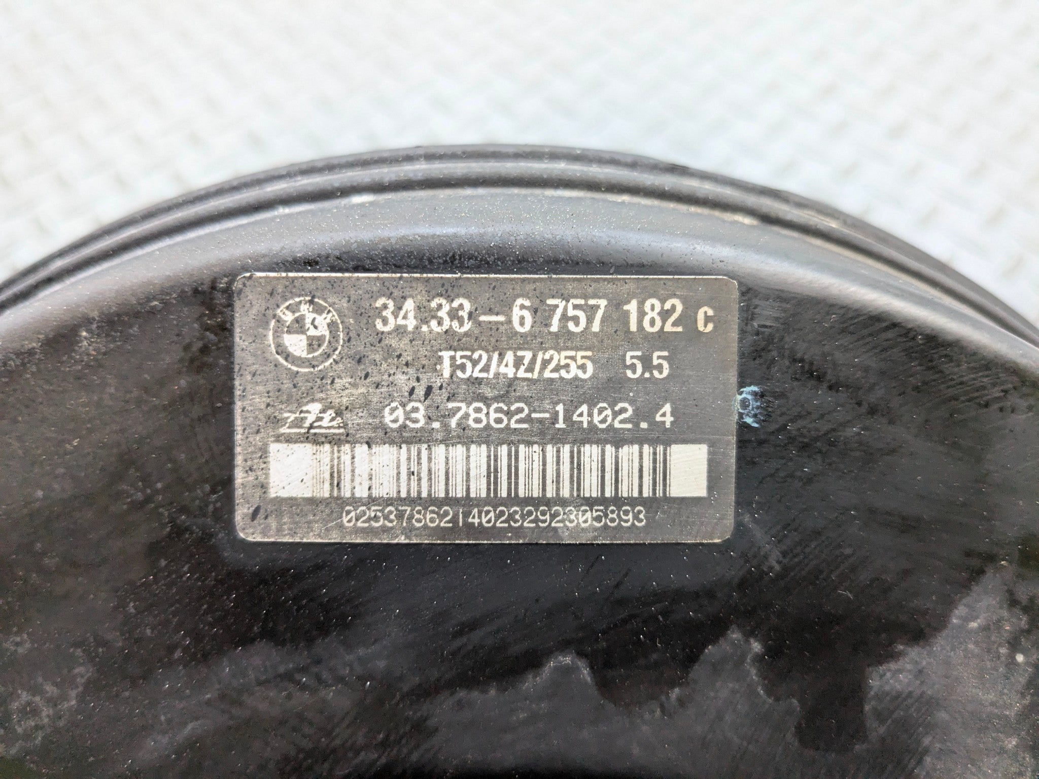 2002 - 2004 OEM MINI COOPER POWER BRAKE BOOSTER ASSEMBLY BLACK