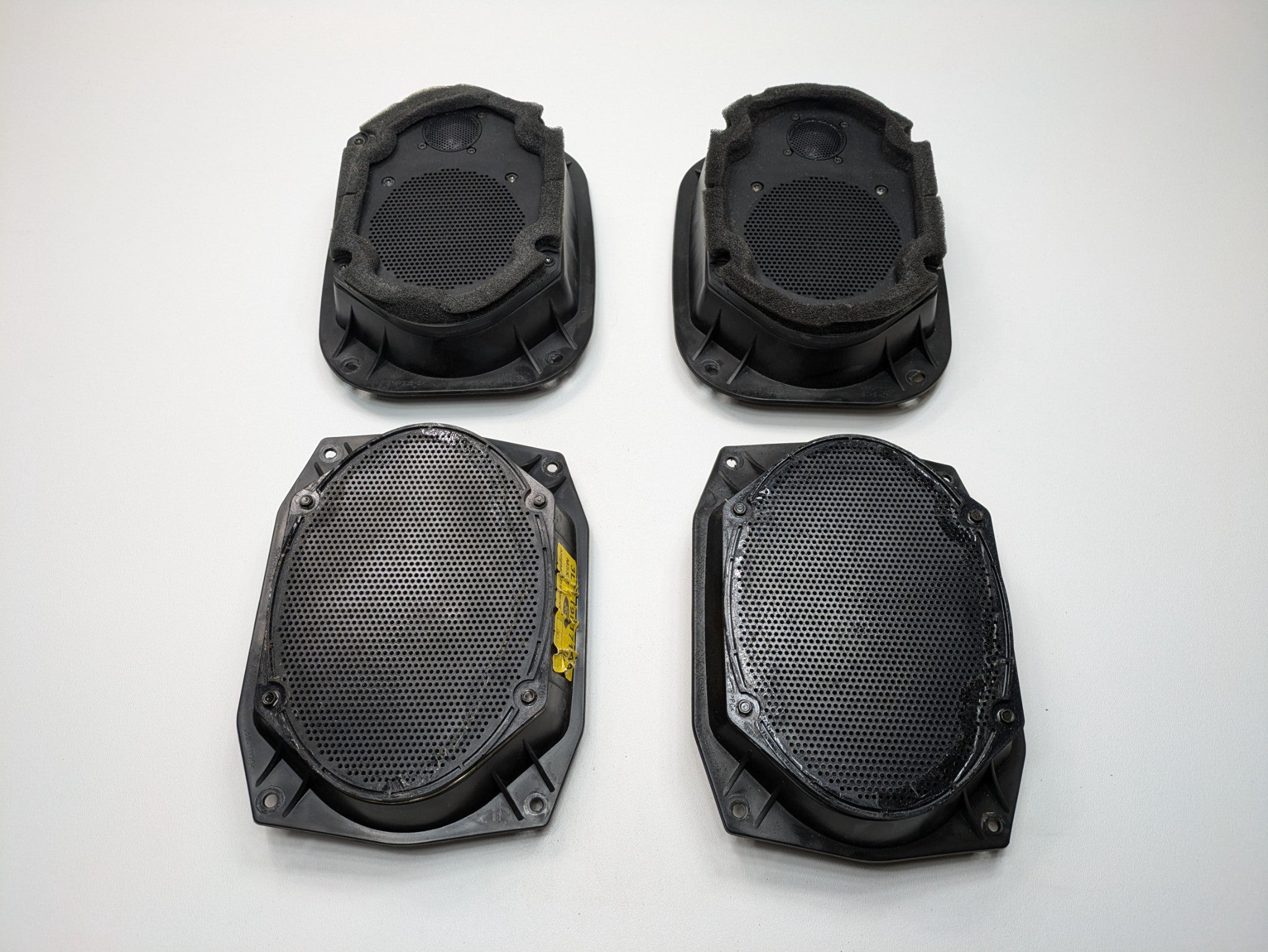 03 - 06 OEM LINCOLN NAVIGATOR FRONT AND REAR SIDE DOOR AUDIO SYSTEM SPEAKER SET