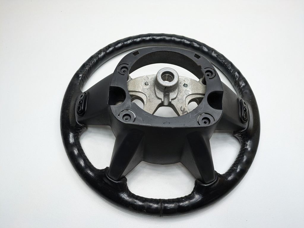 05 - 07 OEM JEEP GRAND CHEROKEE LEFT DRIVER SIDE STEERING WHEEL LEATHER BLACK