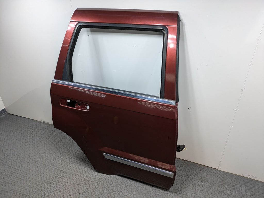 05 - 07 OEM JEEP GRAND CHEROKEE REAR RIGHT SIDE DOOR SHELL PANEL CALIENTE RED