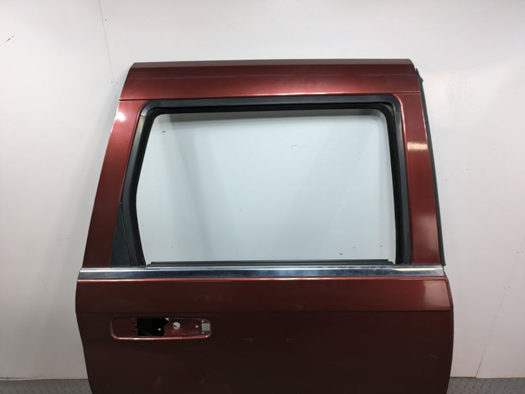 05 - 07 OEM JEEP GRAND CHEROKEE REAR RIGHT SIDE DOOR SHELL PANEL CALIENTE RED
