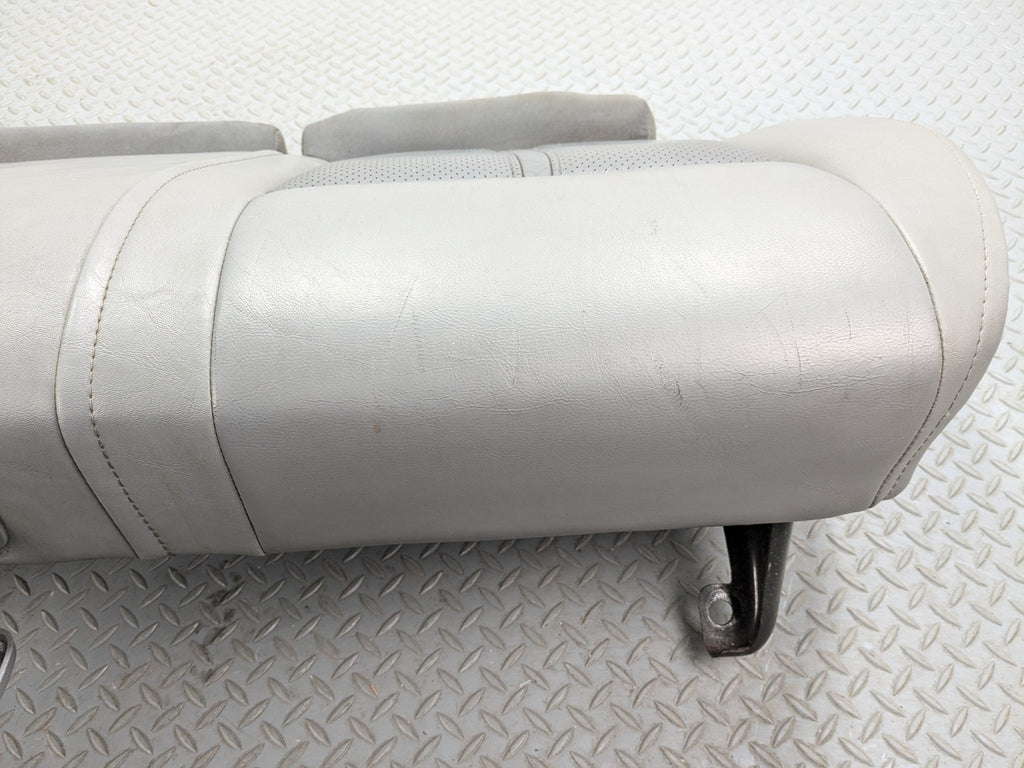05 - 07 OEM JEEP GRAND CHEROKEE REAR LOWER SEAT CUSHION LEATHER BATTLESHIP GRAY