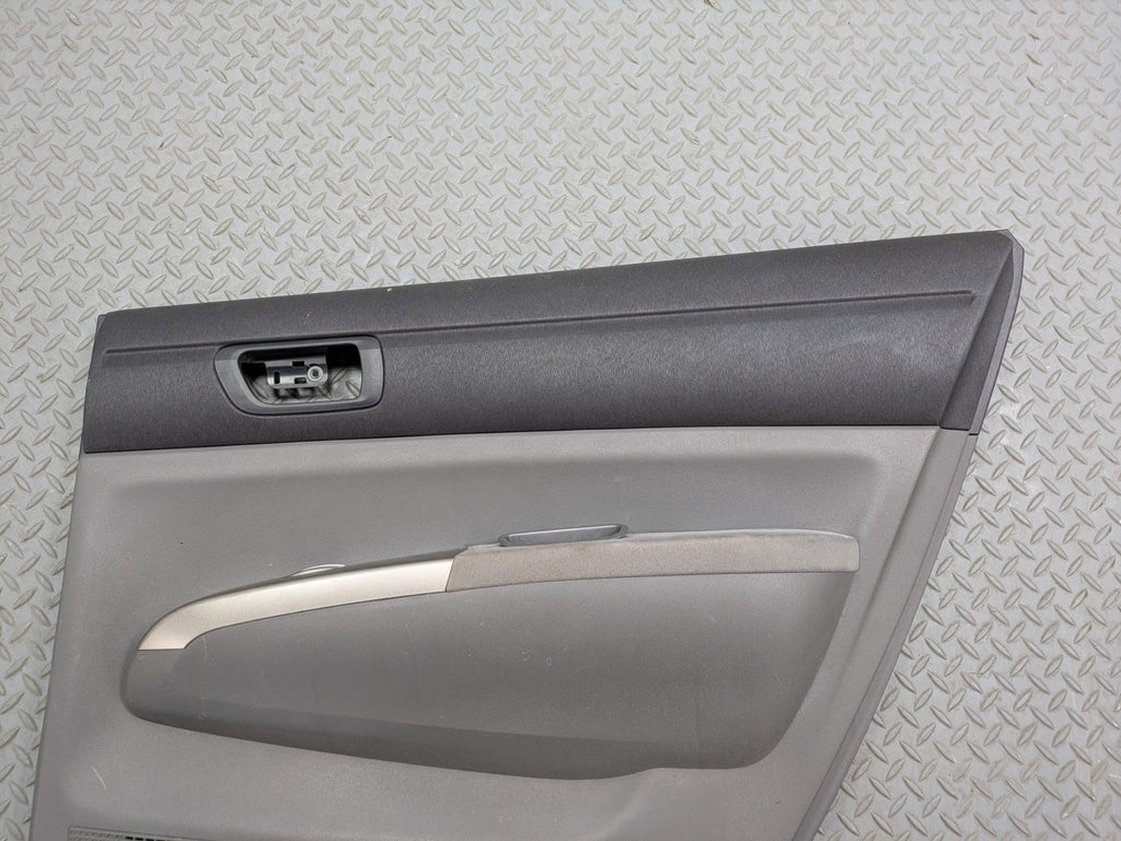 06 - 09 OEM TOYOTA PRIUS REAR RIGHT PASSENGER SIDE DOOR TRIM PANEL SMOKEY GREY