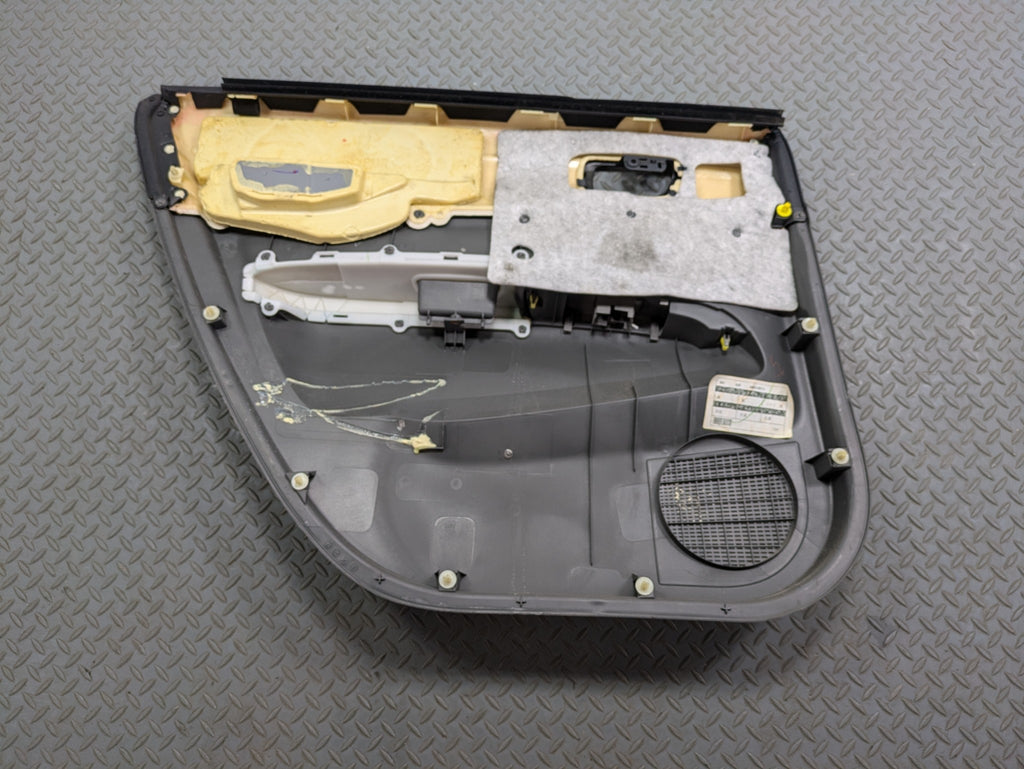 06 - 09 OEM TOYOTA PRIUS REAR RIGHT PASSENGER SIDE DOOR TRIM PANEL SMOKEY GREY