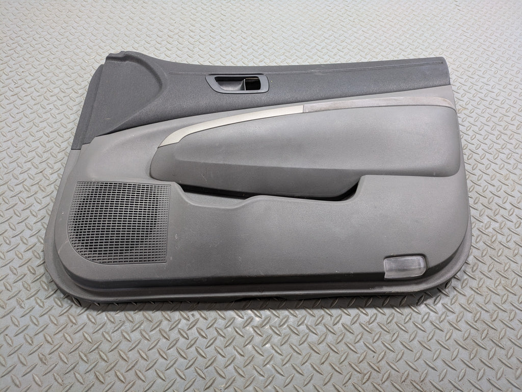 06 - 09 OEM TOYOTA PRIUS FRONT RIGHT PASSENGER SIDE DOOR TRIM PANEL SMOKEY GREY