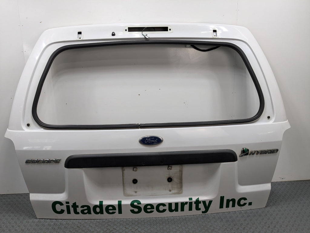 2005 - 2007 OEM FORD ESCAPE TAILGATE LIFTGATE SHELL PANEL ASSEMBLY WHITE
