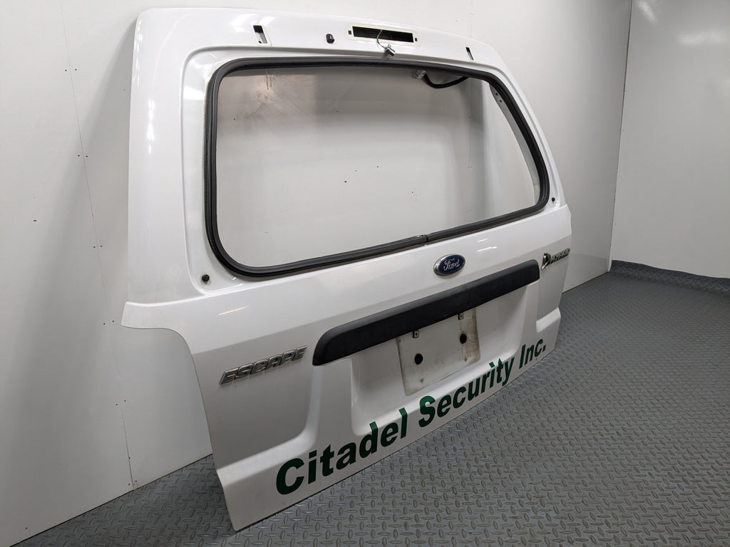 2005 - 2007 OEM FORD ESCAPE TAILGATE LIFTGATE SHELL PANEL ASSEMBLY WHITE