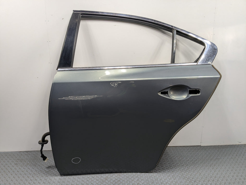 09 - 11 OEM NISSAN MAXIMA REAR LEFT DRIVER SIDE DOOR SHELL PANEL METALLIC GRAY