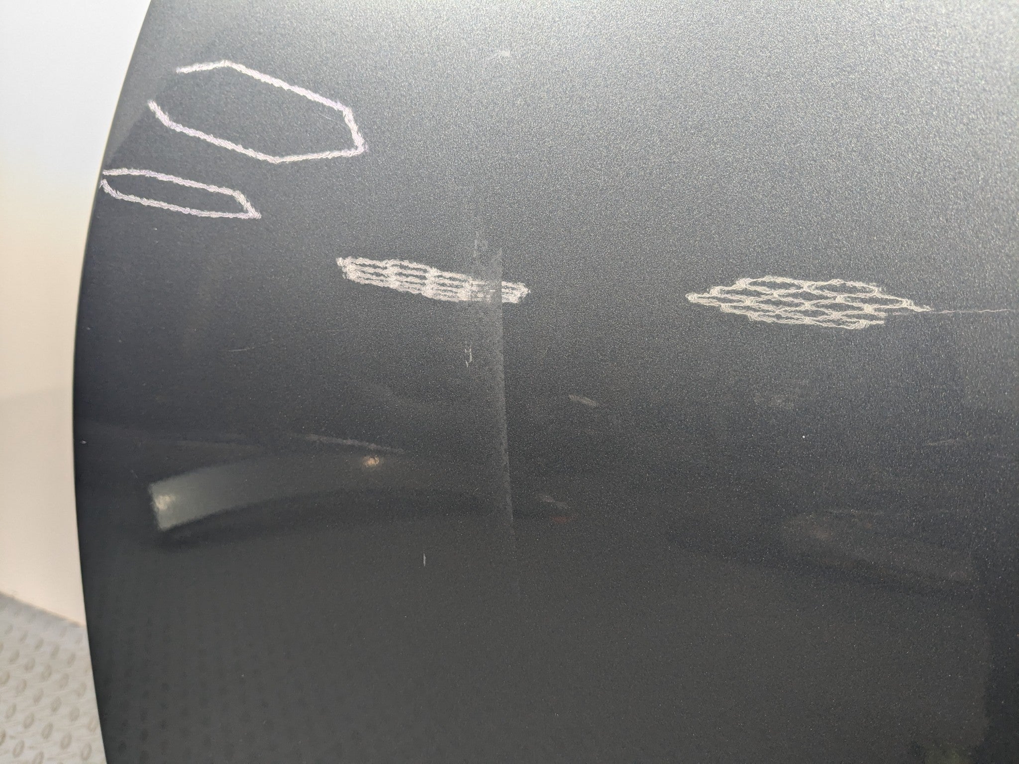 09 - 11 OEM NISSAN MAXIMA REAR LEFT DRIVER SIDE DOOR SHELL PANEL METALLIC GRAY