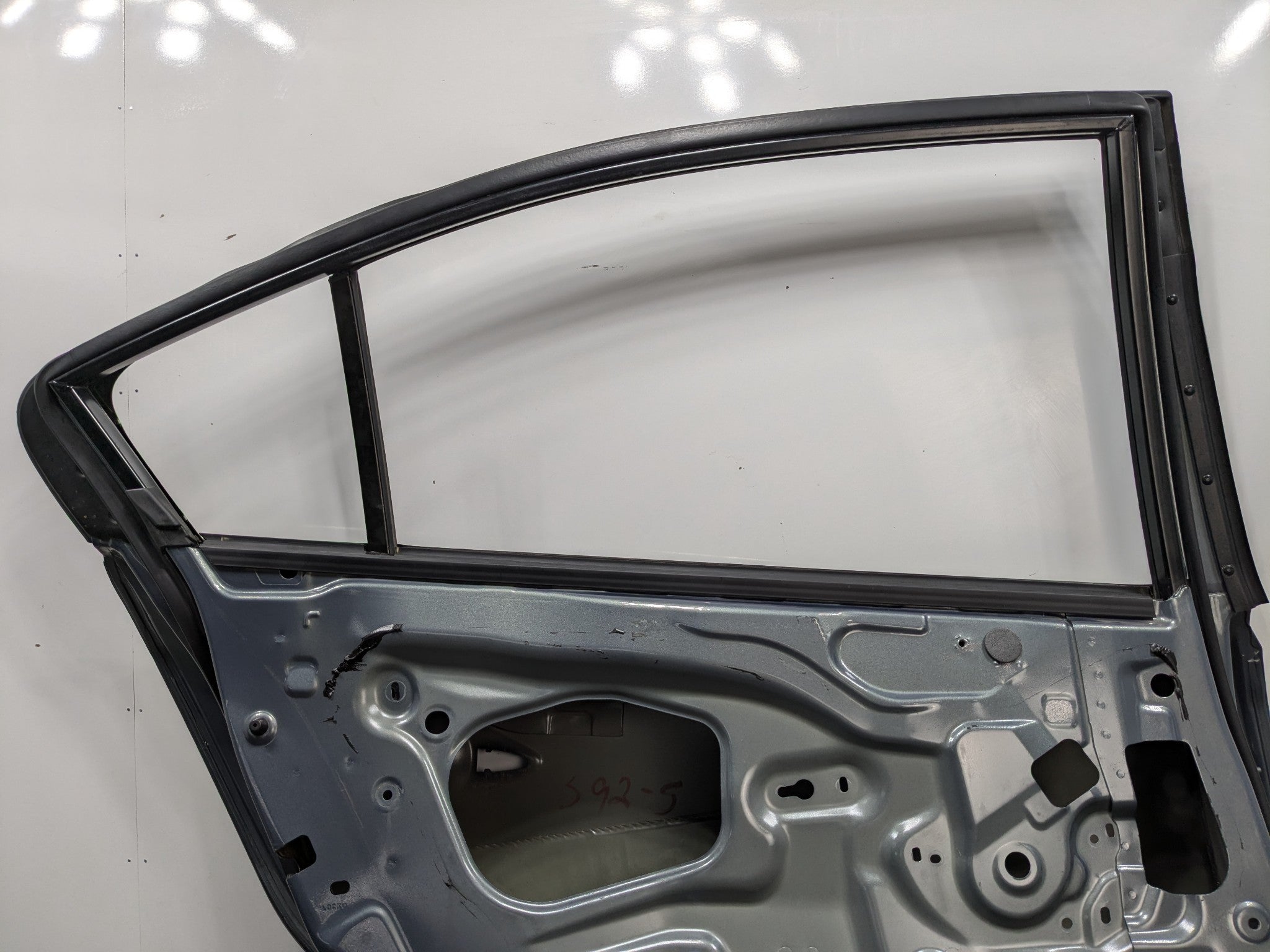 09 - 11 OEM NISSAN MAXIMA REAR LEFT DRIVER SIDE DOOR SHELL PANEL METALLIC GRAY