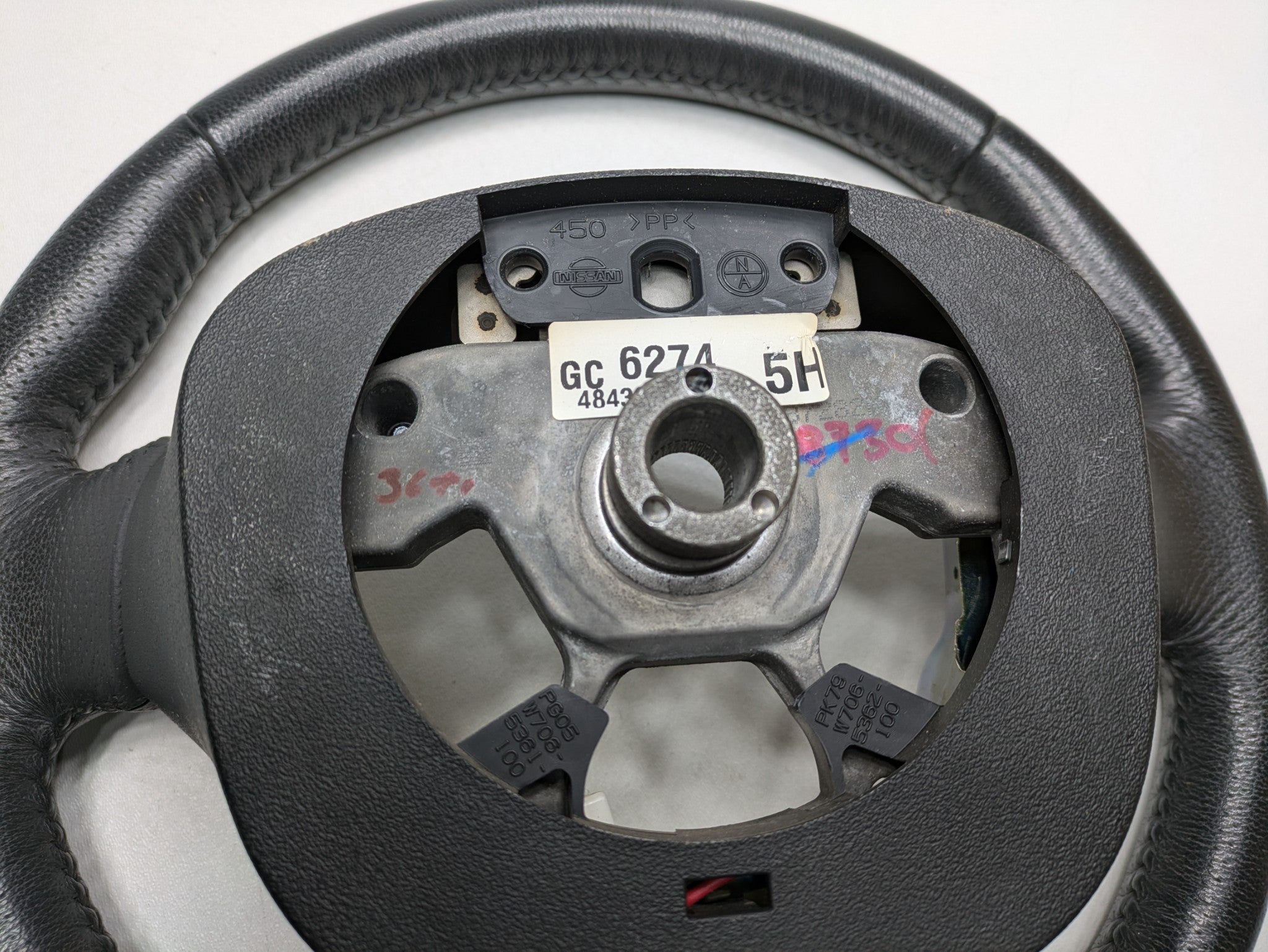 2009 - 2011 OEM NISSAN MAXIMA FRONT LEFT DRIVER SIDE STEERING WHEEL ASSEMBLY