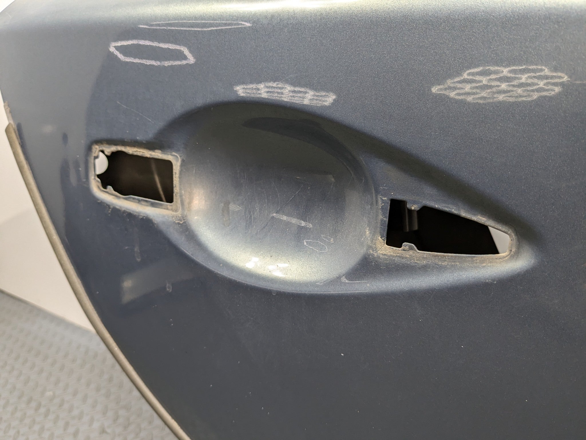 2009 - 2011 OEM NISSAN MAXIMA REAR RIGHT SIDE DOOR SHELL PANEL METALLIC GRAY