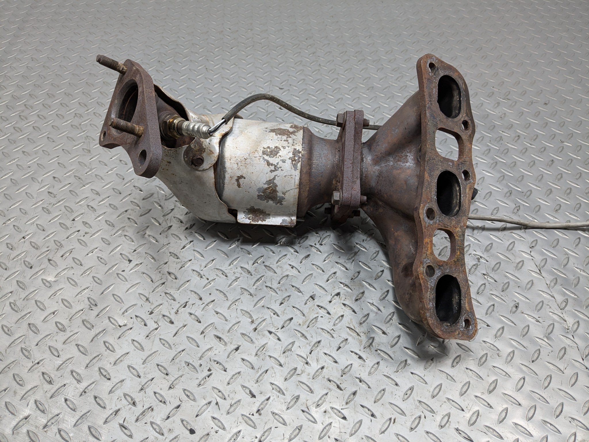 2009 - 2011 OEM NISSAN MAXIMA FRONT LEFT DRIVER SIDE EXHAUST MANIFOLD DOWNPIPE