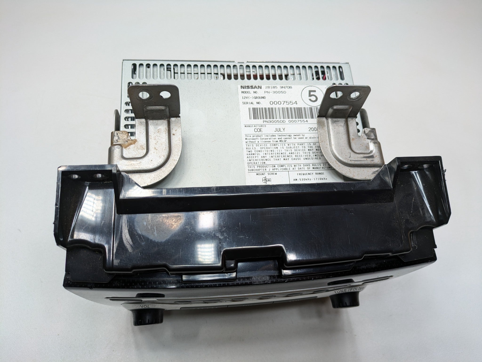 2009 - 2011 OEM NISSAN MAXIMA RADIO AUDIO AND VISUAL EQUIPMENT ASSEMBLY
