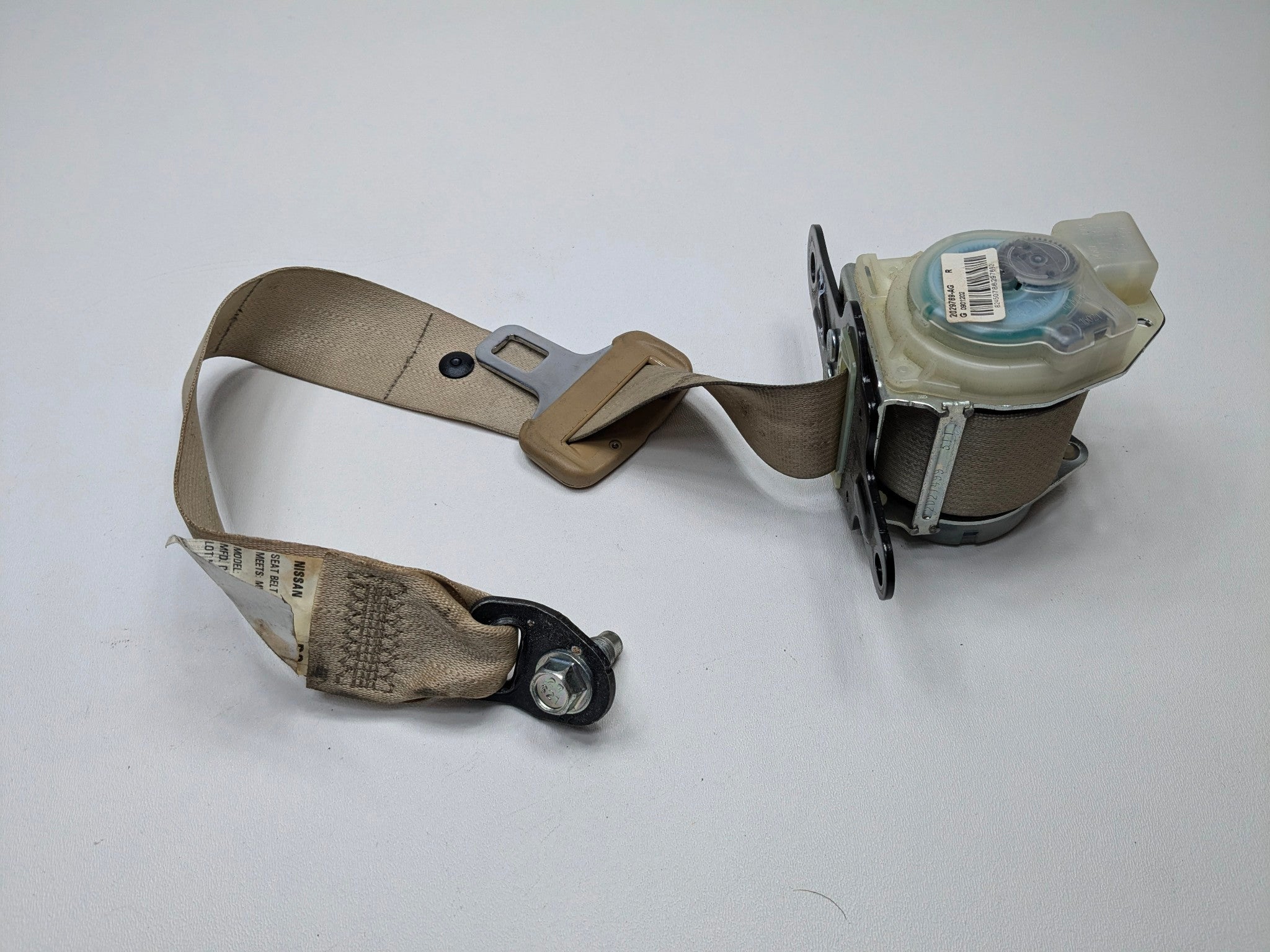 2009 - 2011 OEM NISSAN MAXIMA REAR RIGHT PASSENGER SIDE SEAT BELT RETRACTOR