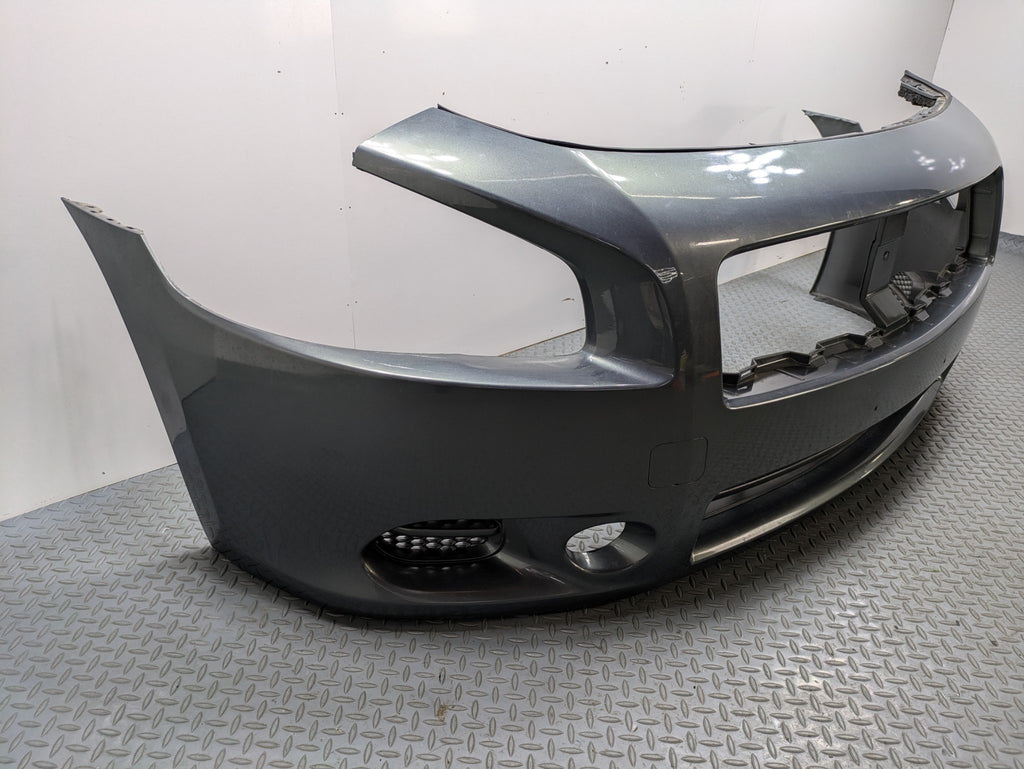 2009 - 2011 OEM NISSAN MAXIMA FRONT BUMPER COVER PANEL ASSEMBLY METALLIC GRAY