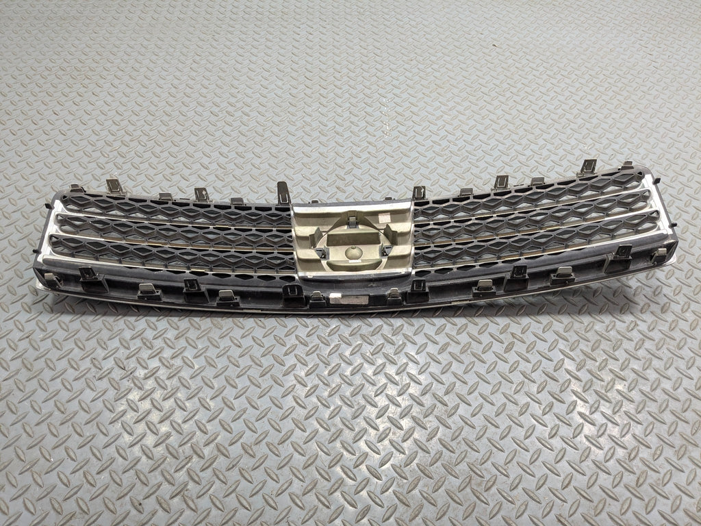 09 - 11 OEM NISSAN MAXIMA FRONT UPPER BUMPER BRIGHT CHROME GRILLE WITH EMBLEM