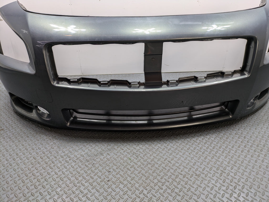 2009 - 2011 OEM NISSAN MAXIMA FRONT BUMPER COVER PANEL ASSEMBLY METALLIC GRAY