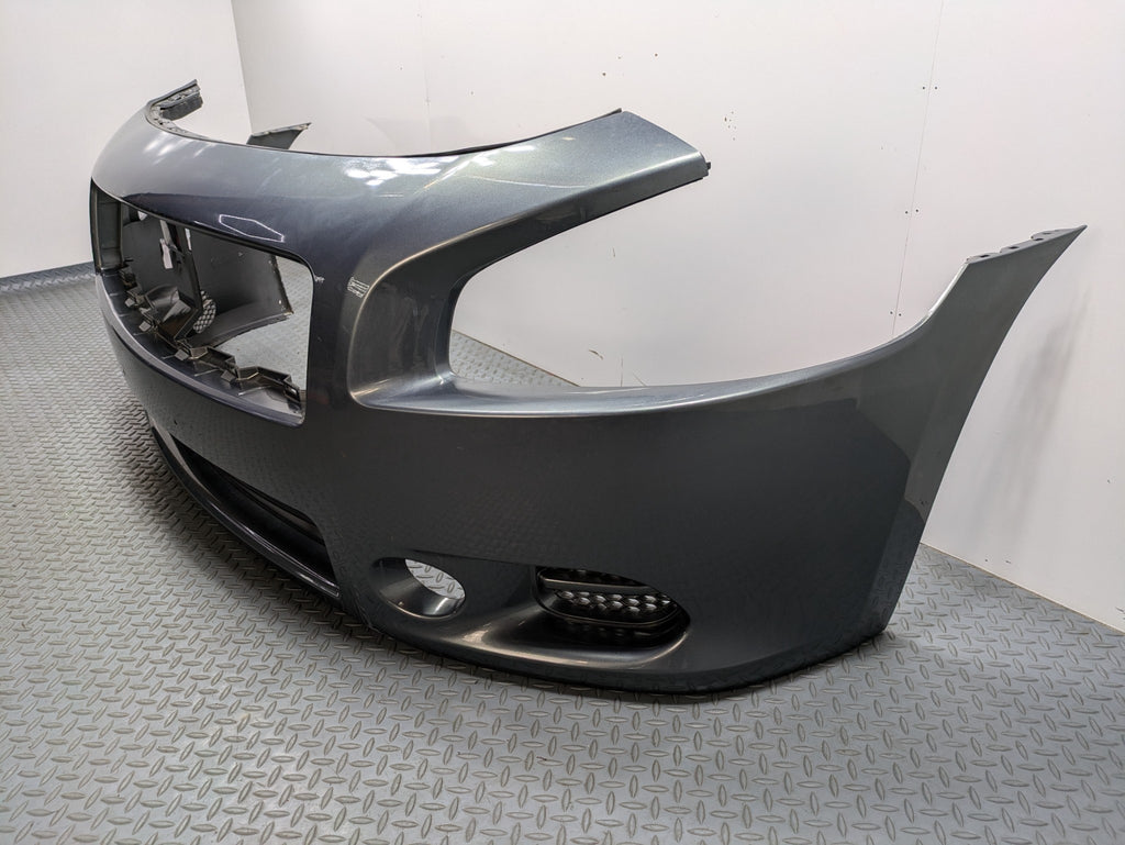 2009 - 2011 OEM NISSAN MAXIMA FRONT BUMPER COVER PANEL ASSEMBLY METALLIC GRAY