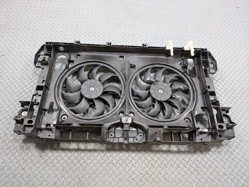 09 - 11 OEM NISSAN MAXIMA DUAL RADIATOR ELECTRIC COOLING FAN WITH SHROUD PANEL