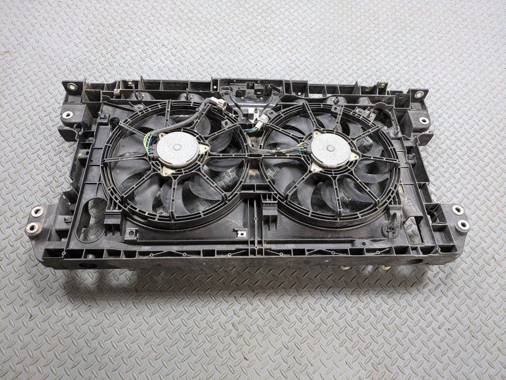 09 - 11 OEM NISSAN MAXIMA DUAL RADIATOR ELECTRIC COOLING FAN WITH SHROUD PANEL