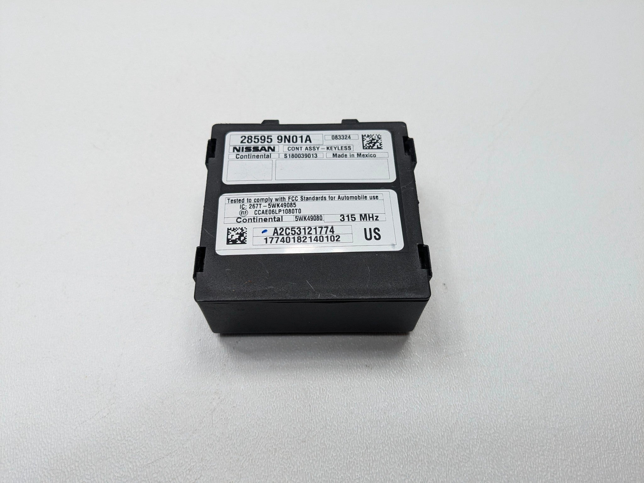 2009 - 2011 OEM NISSAN MAXIMA THEFT LOCKING KEYLESS ENTRY CONTROL MODULE UNIT
