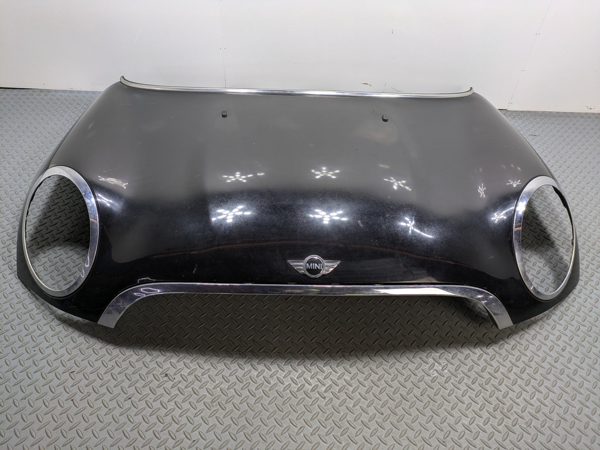 10 - 13 OEM MINI COOPER FRONT HOOD BONNET SHELL PANEL ASSEMBLY MIDNIGHT BLACK