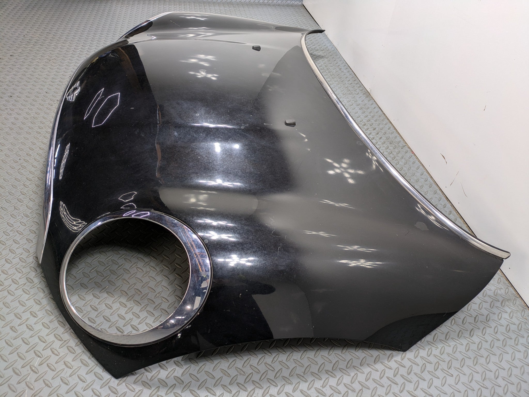 10 - 13 OEM MINI COOPER FRONT HOOD BONNET SHELL PANEL ASSEMBLY MIDNIGHT BLACK