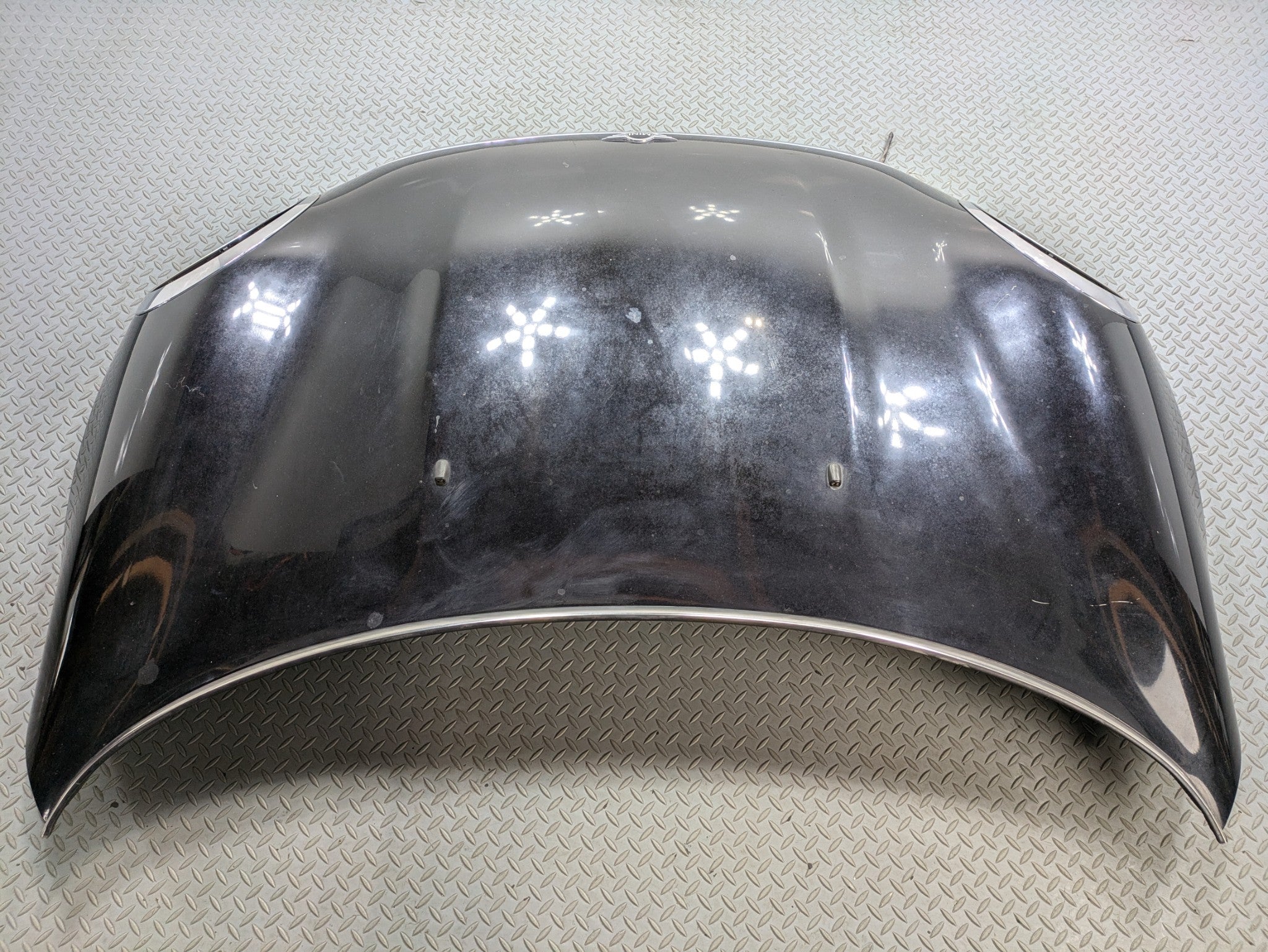 10 - 13 OEM MINI COOPER FRONT HOOD BONNET SHELL PANEL ASSEMBLY MIDNIGHT BLACK