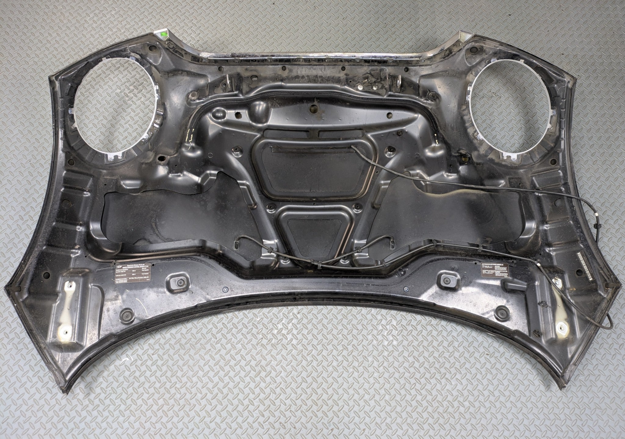 10 - 13 OEM MINI COOPER FRONT HOOD BONNET SHELL PANEL ASSEMBLY MIDNIGHT BLACK