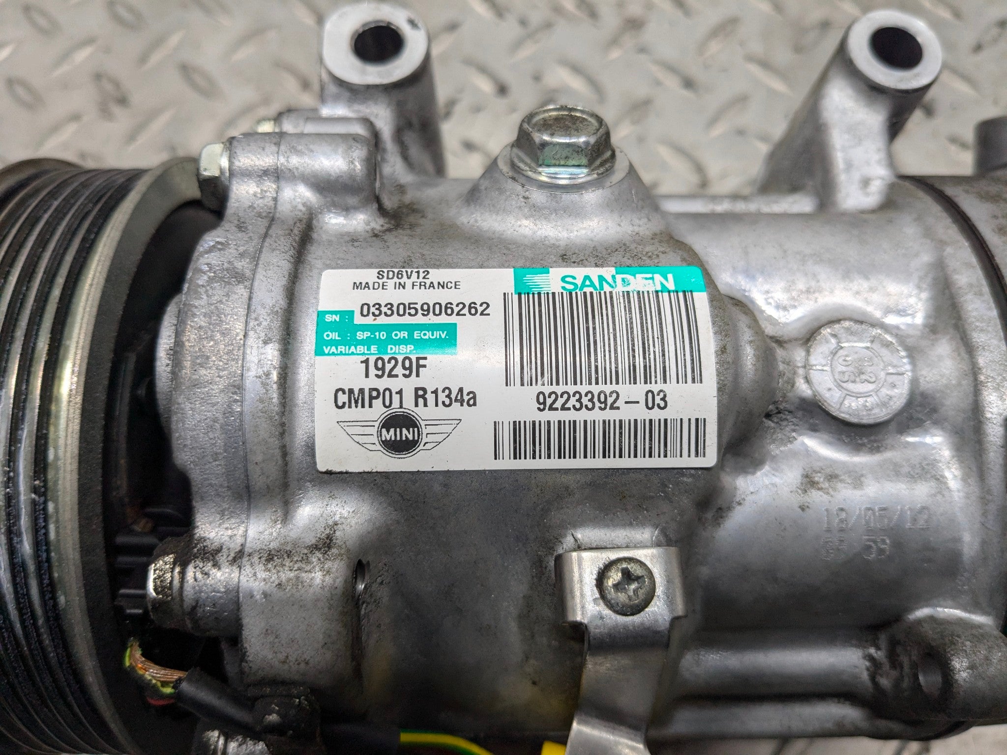 2010 - 2013 OEM MINI COOPER AC AIR CONDITIONING COMPRESSOR