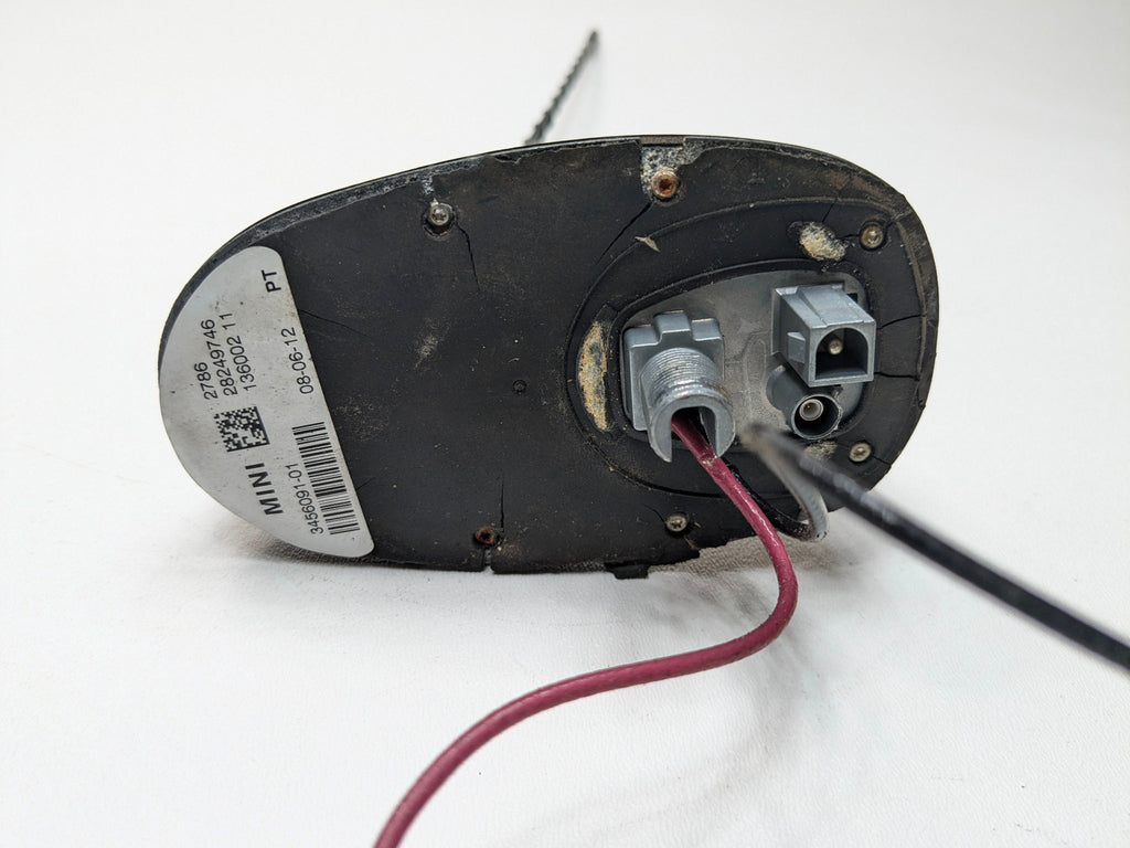 2010 - 2013 OEM MINI COOPER SHARK FIN RADIO ROOF ANTENNA ASSEMBLY BLACK