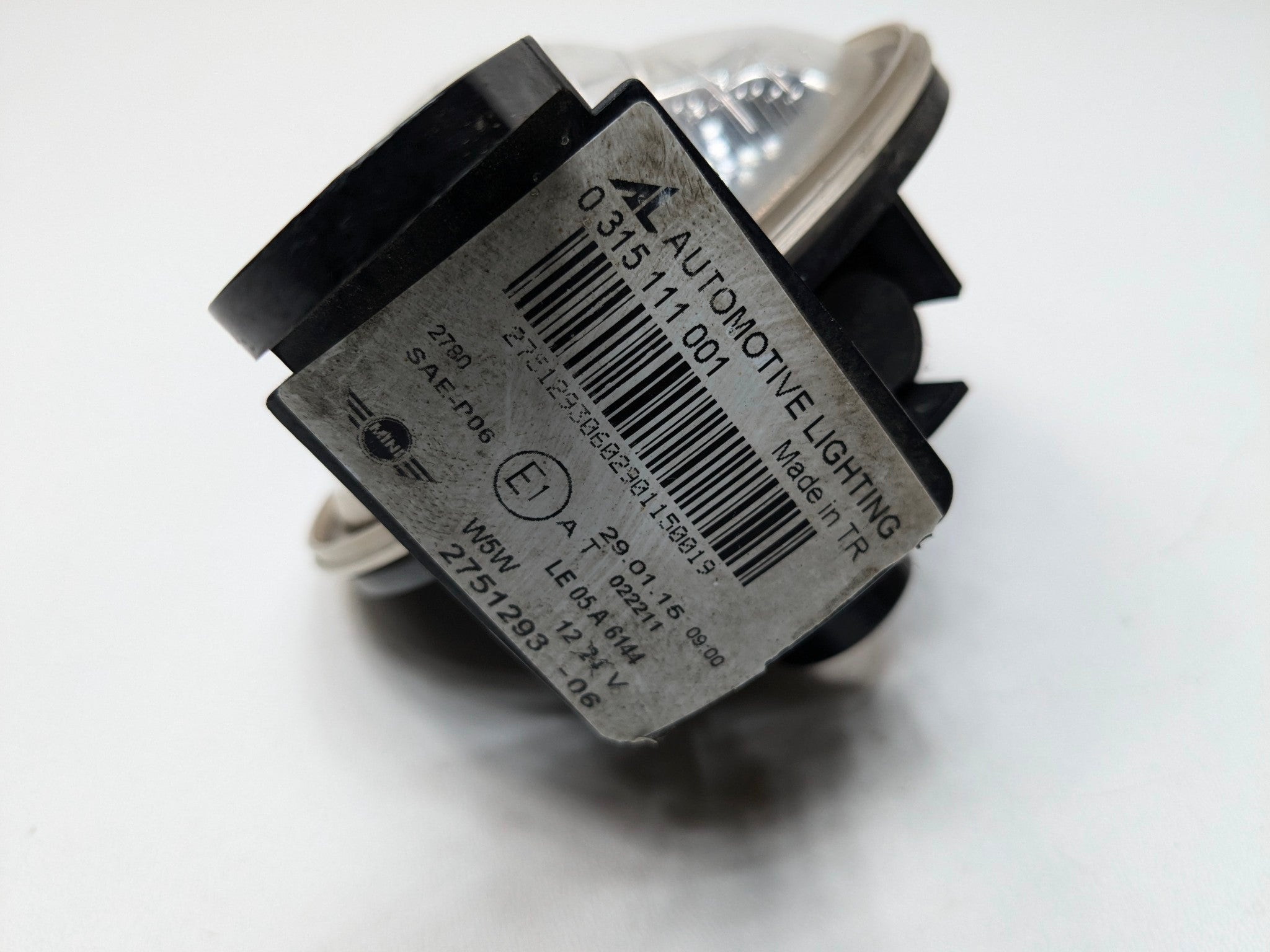 2010 - 2013 OEM MINI COOPER FRONT LEFT DRIVER SIDE BUMPER MOUNTED FOG LIGHT