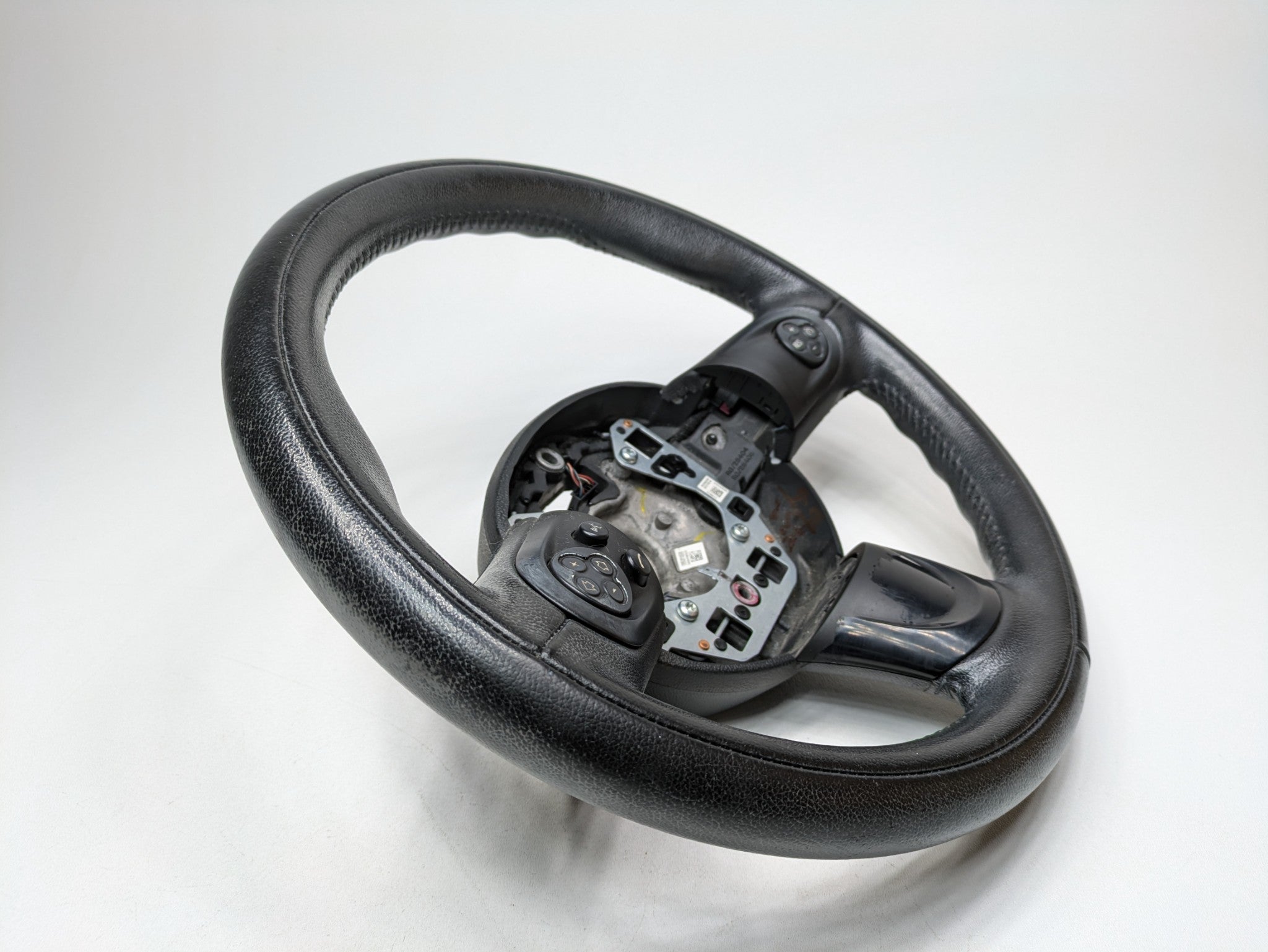 10 - 13 OEM MINI COOPER STEERING WHEEL WITH CONTROL SWITCH BUTTON ASSEMBLY BLACK