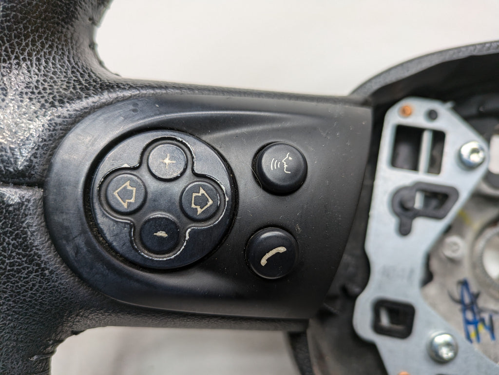 10 - 13 OEM MINI COOPER STEERING WHEEL WITH CONTROL SWITCH BUTTON ASSEMBLY BLACK