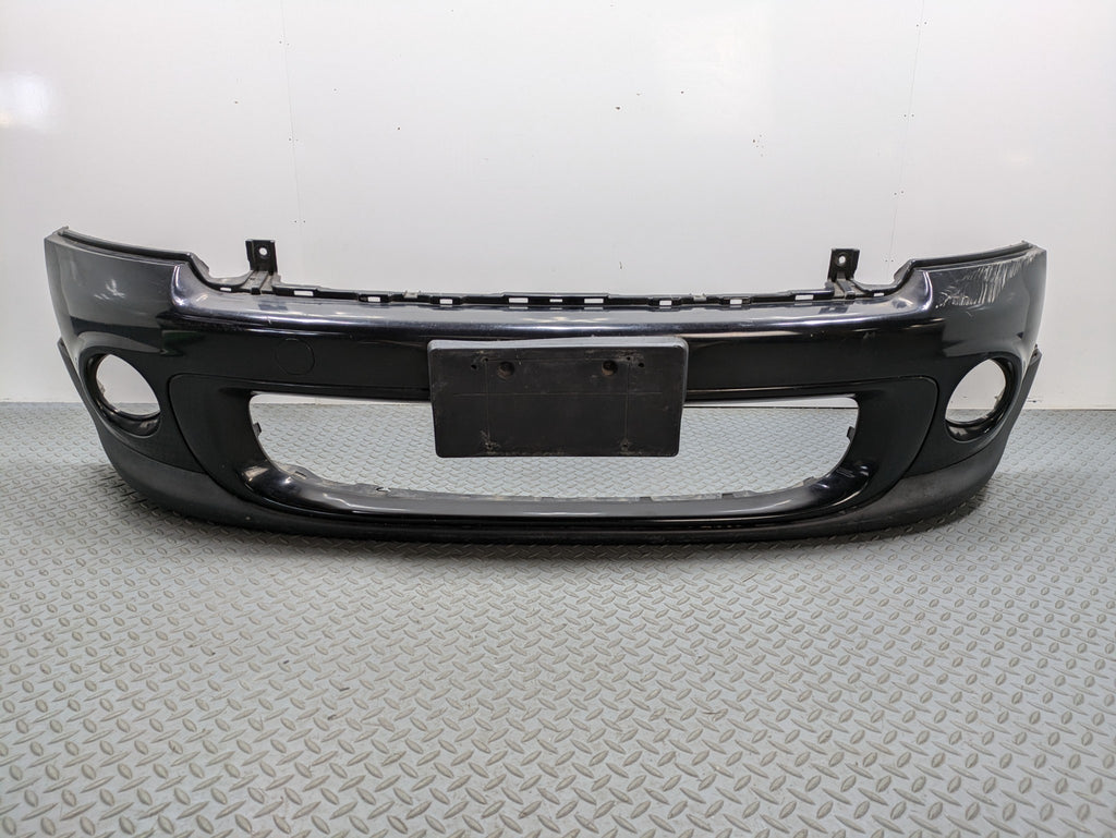 2010 - 2013 OEM MINI COOPER FRONT BUMPER COVER PANEL ASSEMBLY MIDNIGHT BLACK