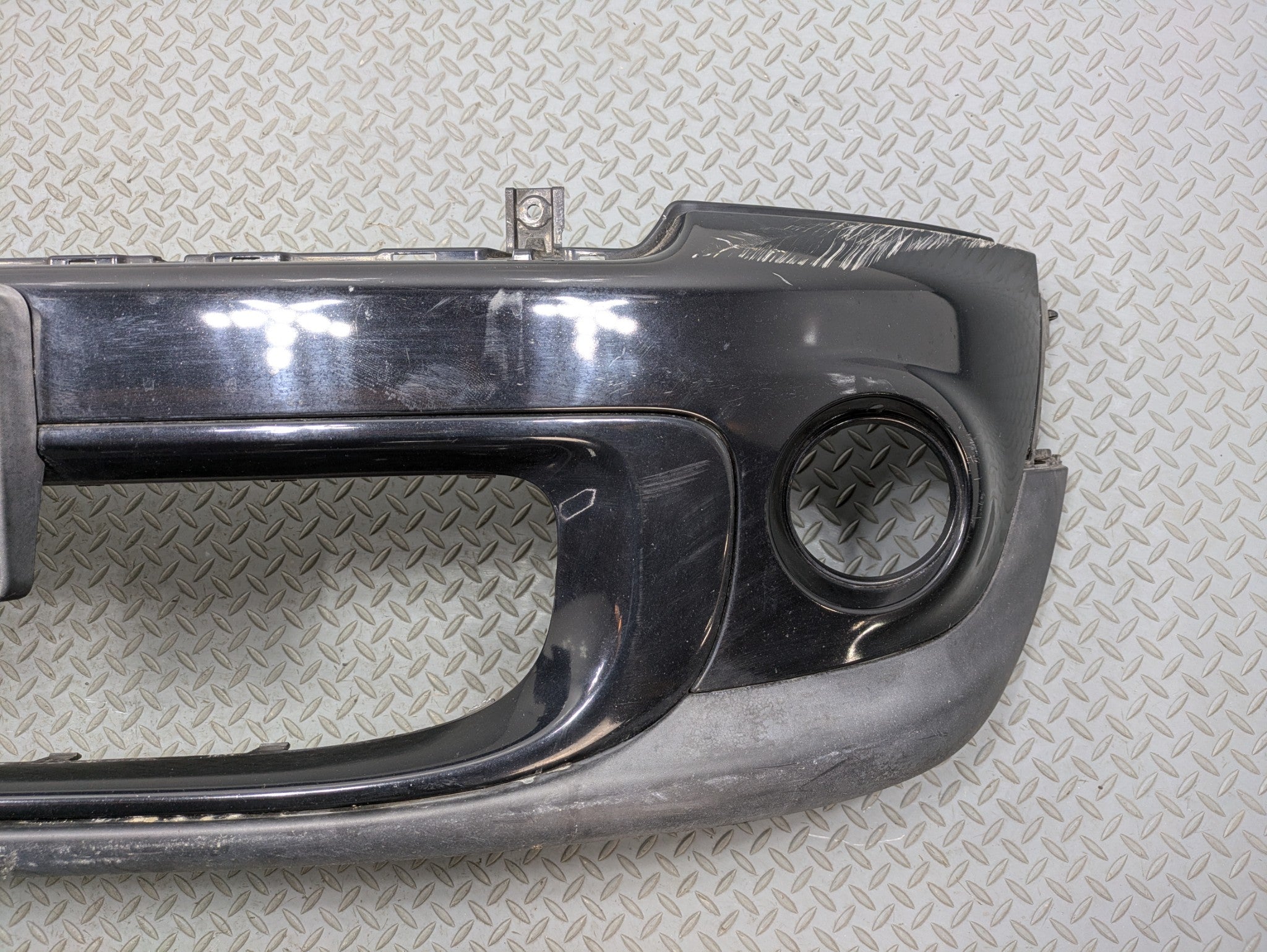 2010 - 2013 OEM MINI COOPER FRONT BUMPER COVER PANEL ASSEMBLY MIDNIGHT BLACK