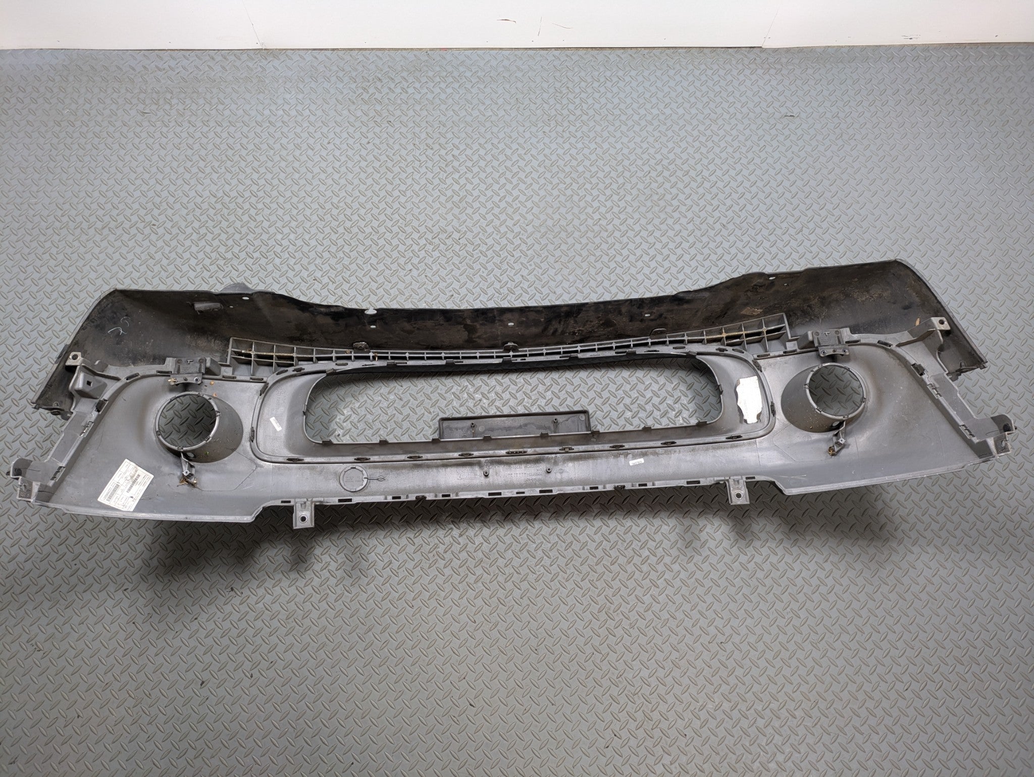 2010 - 2013 OEM MINI COOPER FRONT BUMPER COVER PANEL ASSEMBLY MIDNIGHT BLACK