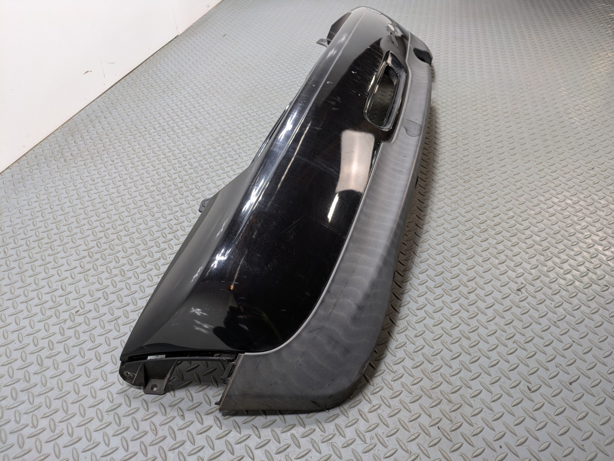 10 - 13 OEM MINI COOPER REAR LOWER BUMPER COVER PANEL ASSEMBLY MIDNIGHT BLACK