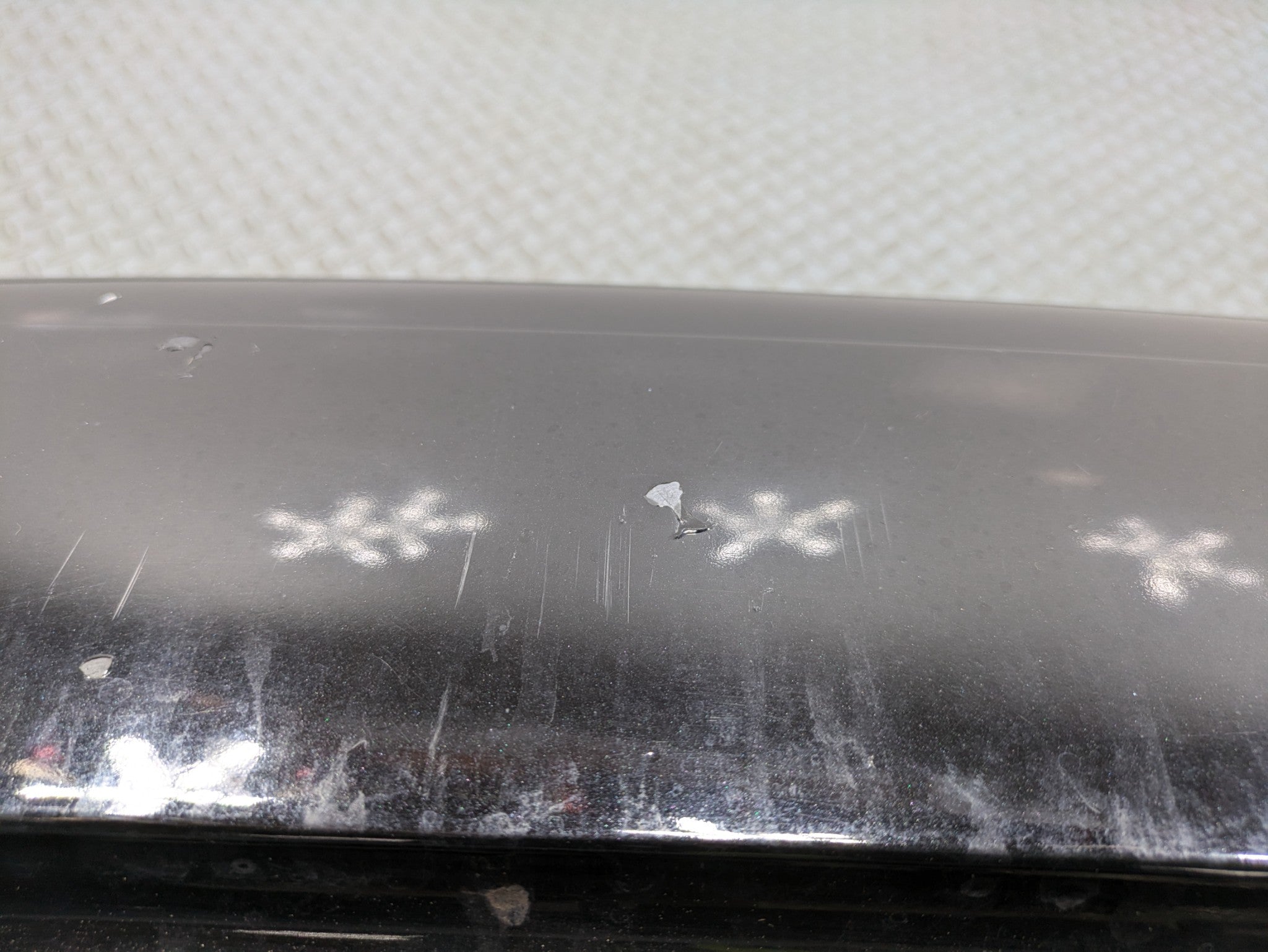 10 - 13 OEM MINI COOPER REAR LOWER BUMPER COVER PANEL ASSEMBLY MIDNIGHT BLACK