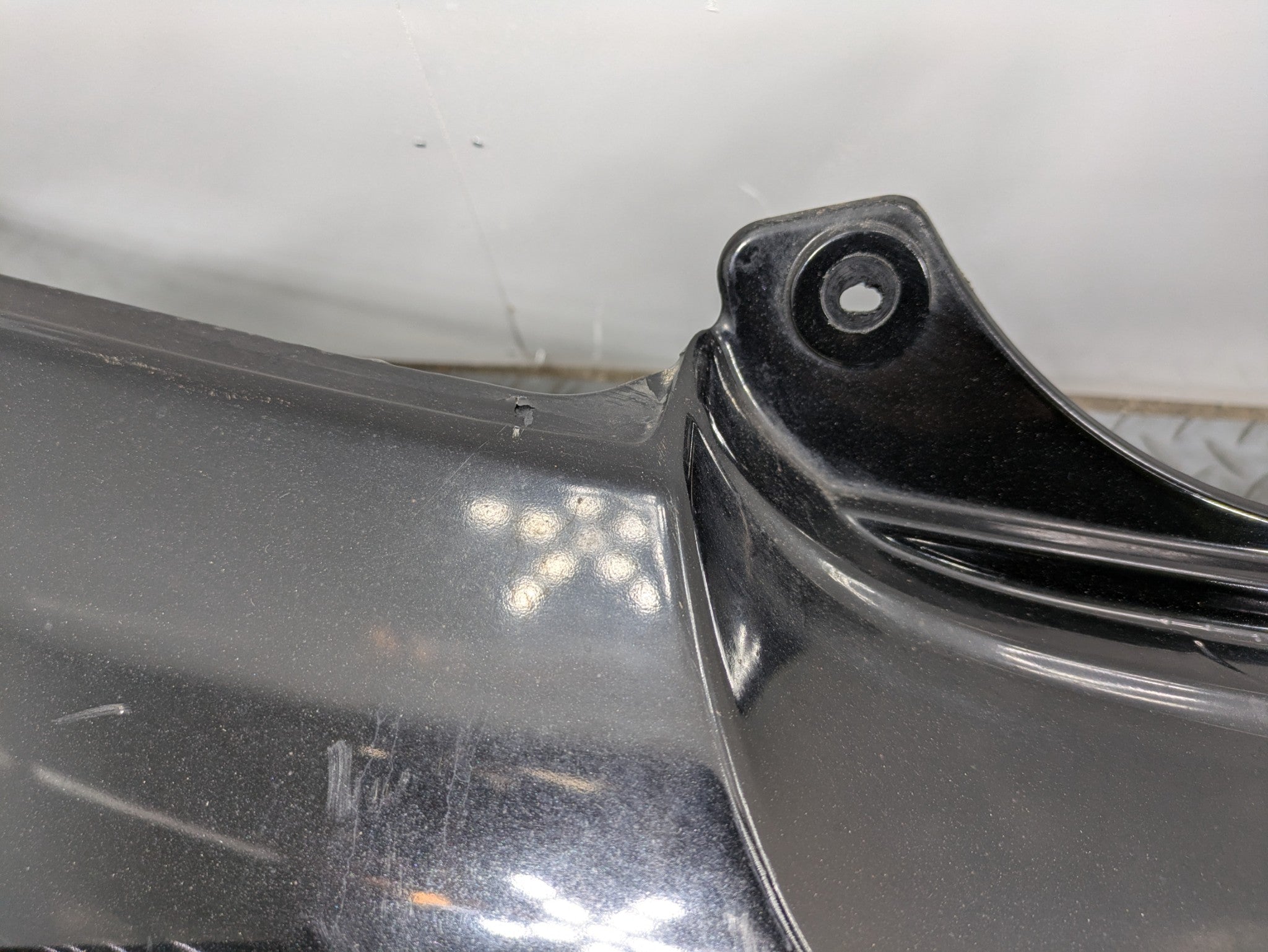 10 - 13 OEM MINI COOPER REAR LOWER BUMPER COVER PANEL ASSEMBLY MIDNIGHT BLACK