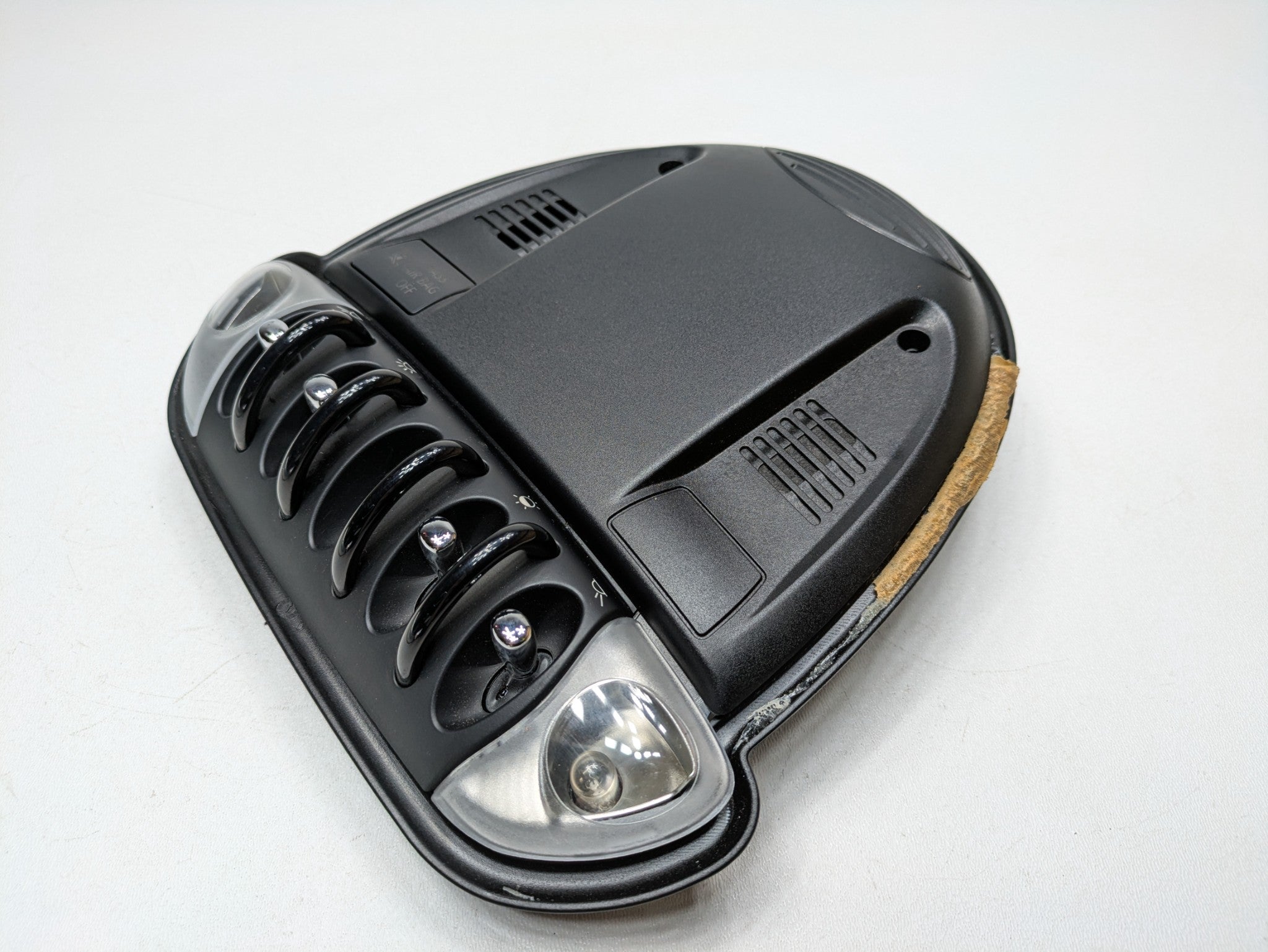 2010 - 2013 OEM MINI COOPER FRONT ROOF READING LIGHT AND SWITCH PANEL ASSEMBLY