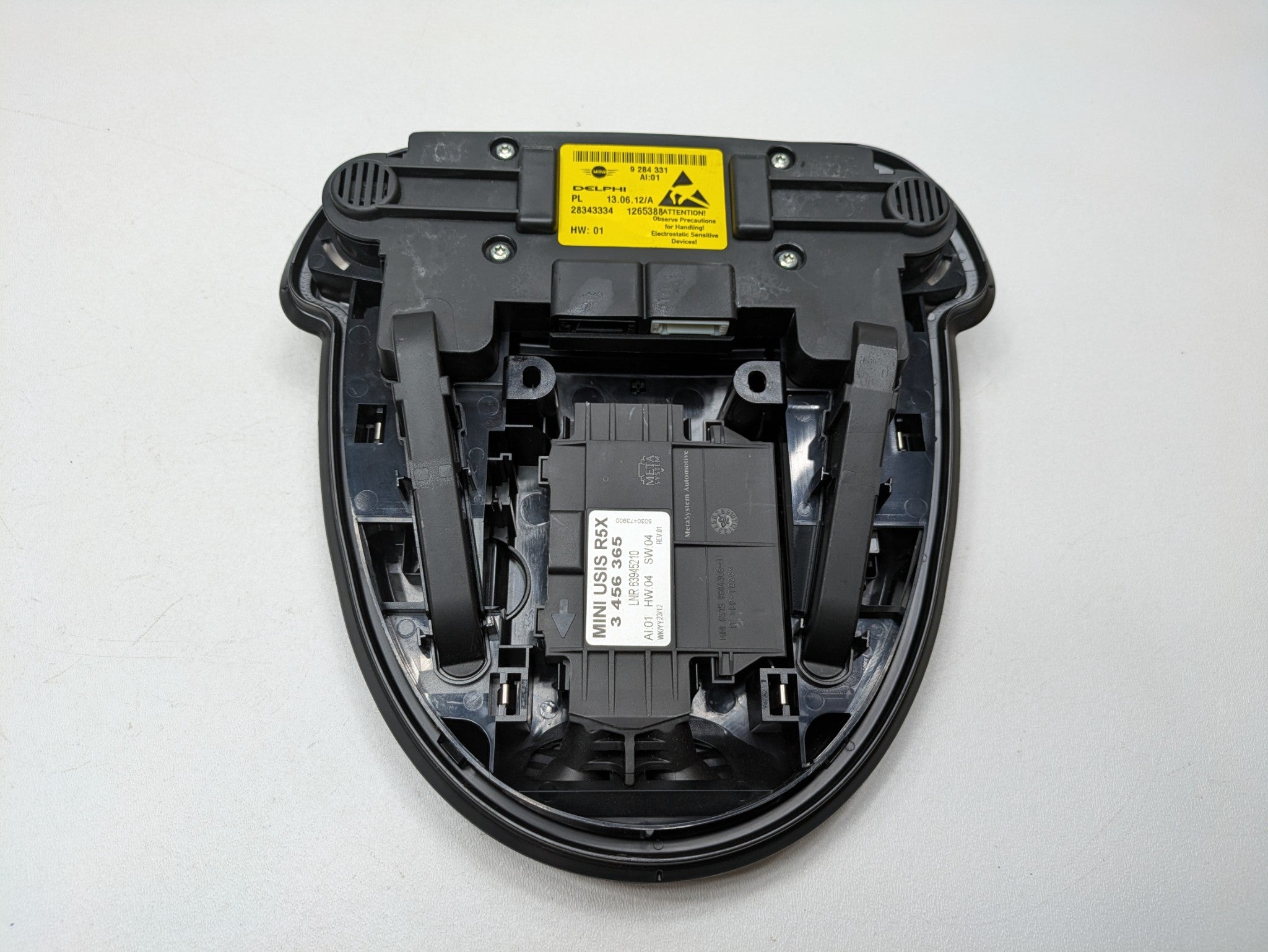 2010 - 2013 OEM MINI COOPER FRONT ROOF READING LIGHT AND SWITCH PANEL ASSEMBLY