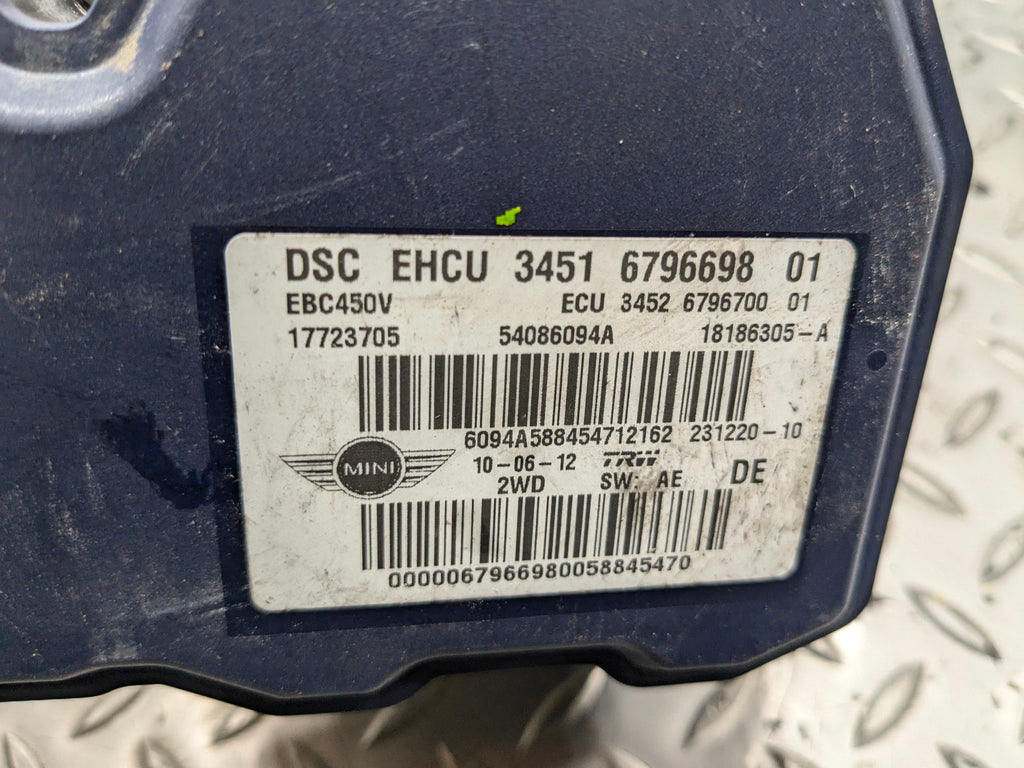 2010 - 2013 OEM MINI COOPER ABS ANTI-LOCK BRAKE PUMP CONTROL MODULE UNIT